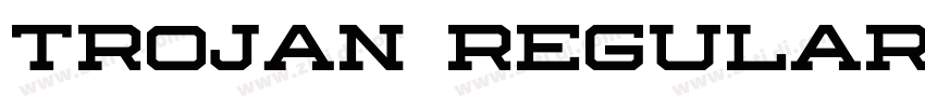 Trojan Regular字体转换